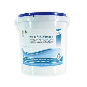 מטליות לחות עם 70% אלכוהול