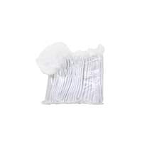 כובע מכווץ לקוסמטיקה בצבע לבן 100 יח