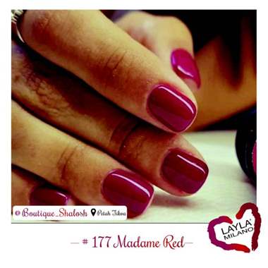 לק ג'ל לילה מילאנו 177 – Madame Red : image 2