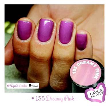 לק ג'ל לילה מילאנו 155 – Dreamy Pink : image 2