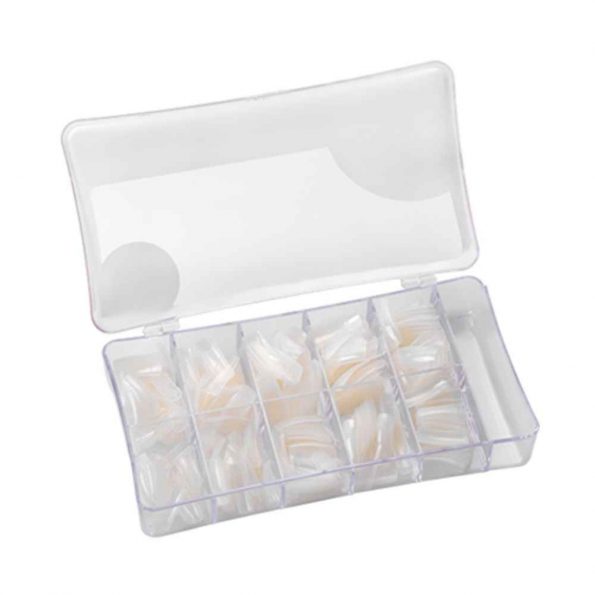 500 ציפורניים לבנייה בגוון חלבי