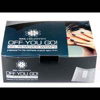 נייר כסף עם פד להסרת לק גל – 400 יחידות